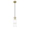 Z-Lite Alton Pendant, 1-Light, 4.75 In.W x 14.25 In.H, Modern Gold/Clear+Frosted 824P-MGLD - alternate 8